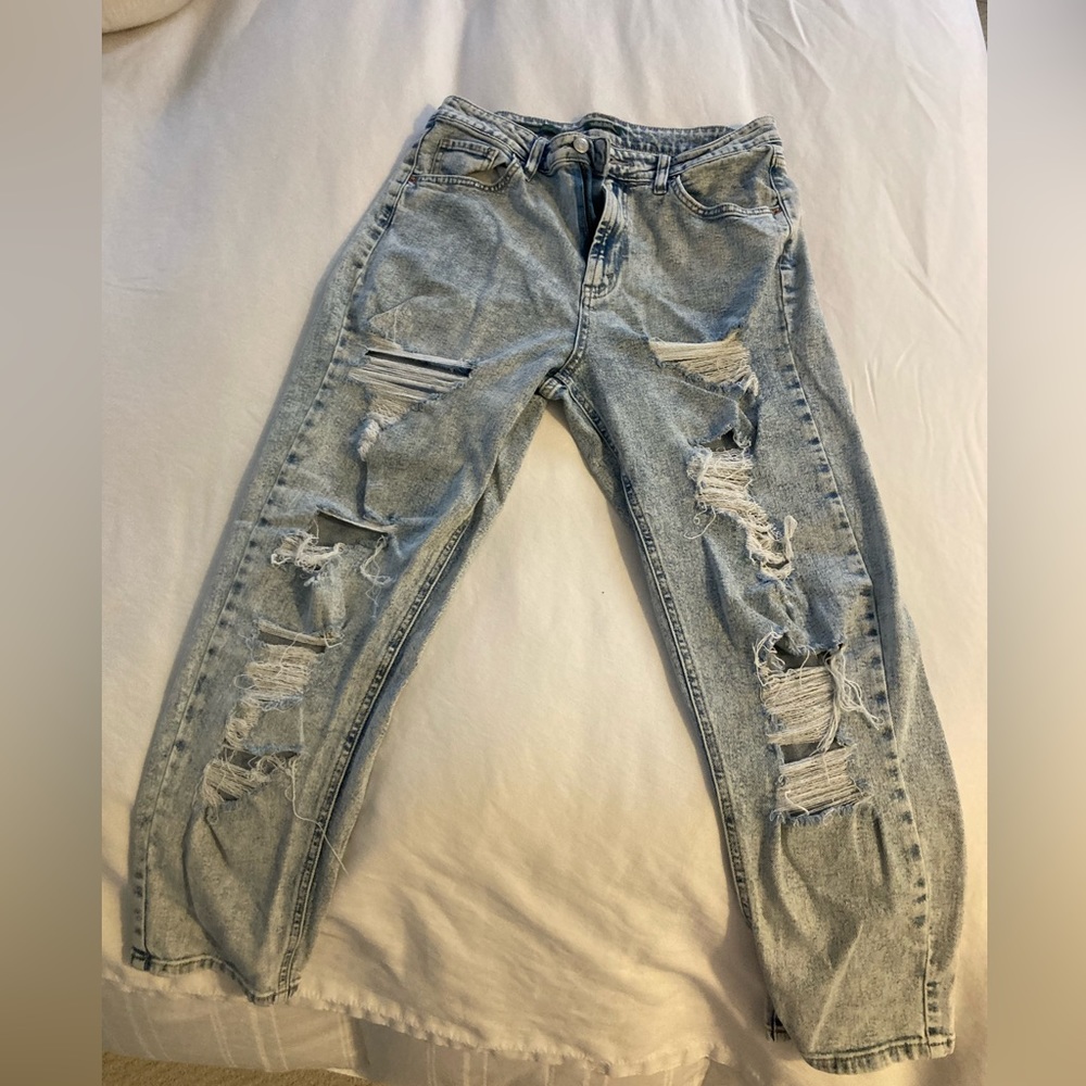 Wild Fable Size 12 Acid Wash Distressed Jeans